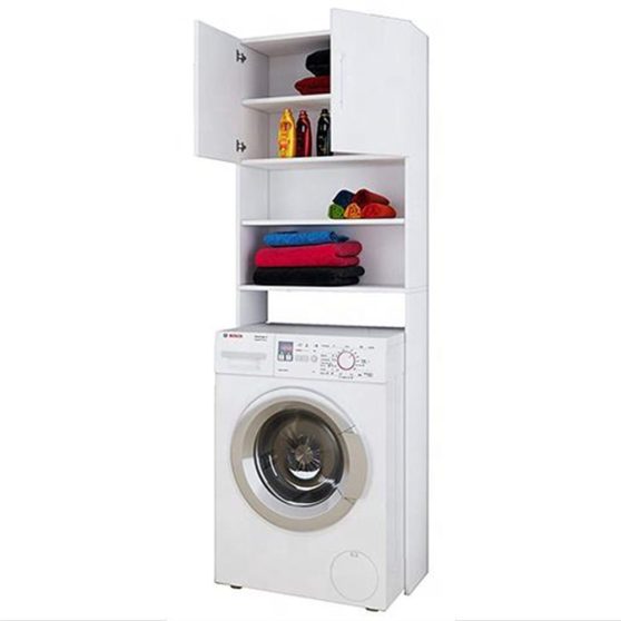 Nati Praktikus szekrény - fehér mosógép szekrény