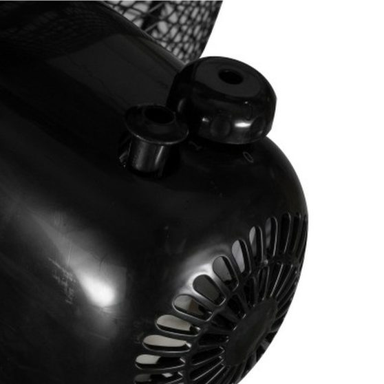 Állványos ventilátor, fekete, 40 cm, 45 W