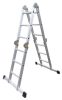 Létra Strend Pro DP-U 4x3, Alu, fa felülettel, EN 131, max. 3.46 m
