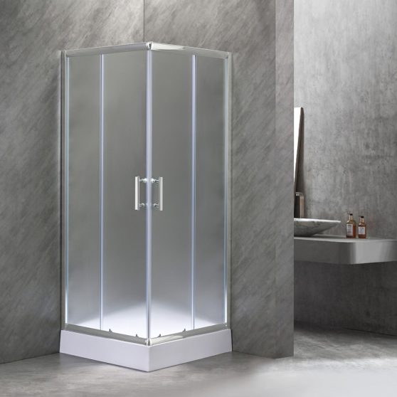 Spirit Matt 80x80 cm szögletes zuhanykabin, zuhanytálcával