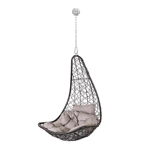 Natal Easy kerti függőfotel fekete rögzítő készlettel