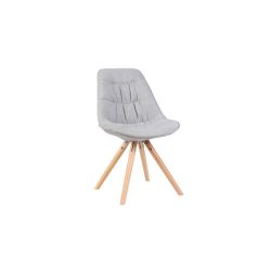 REGE Modern steppelt szék szürke/bükk