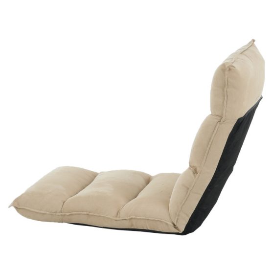 Relaxáló fotel, szövet camel-barna, LOTA NEW