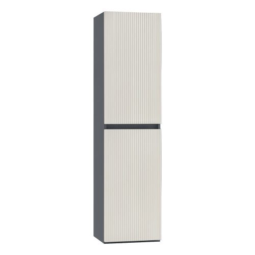 Trent függesztett oldal szekrény antracit szürke-fehér