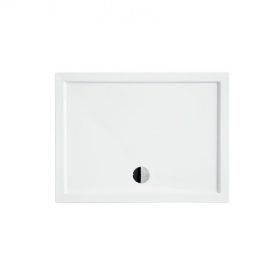 VICTOR120 aszimmetrikus akril zuhanytálca 120x80x14 cm