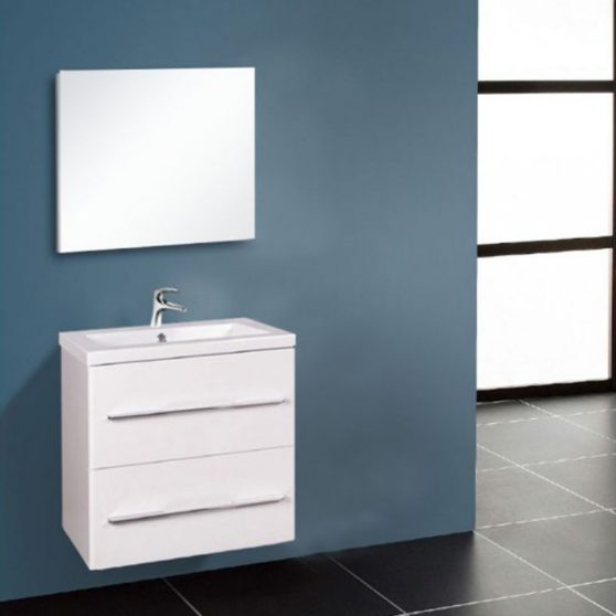 Nina 60 komplett fürdőszoba bútor magasfényű fehér