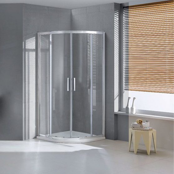Aquarius 90x90 cm íves zuhanykabin zuhanytálca nélkül Easy clean bevonattal
