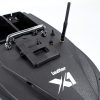 Etetőhajó X1 GPS4G hátrakidobós dupla etető rekeszes fekete