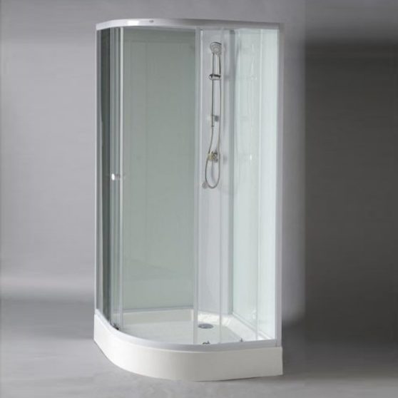 Aigo 90x90 cm íves zuhanykabin zuhanytálcával