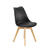 Silla étkezőszék fekete színben